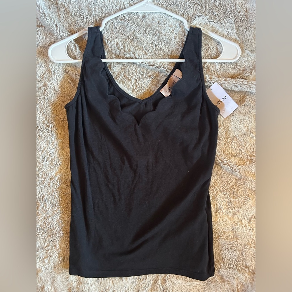 Elegant Black Tank Top
